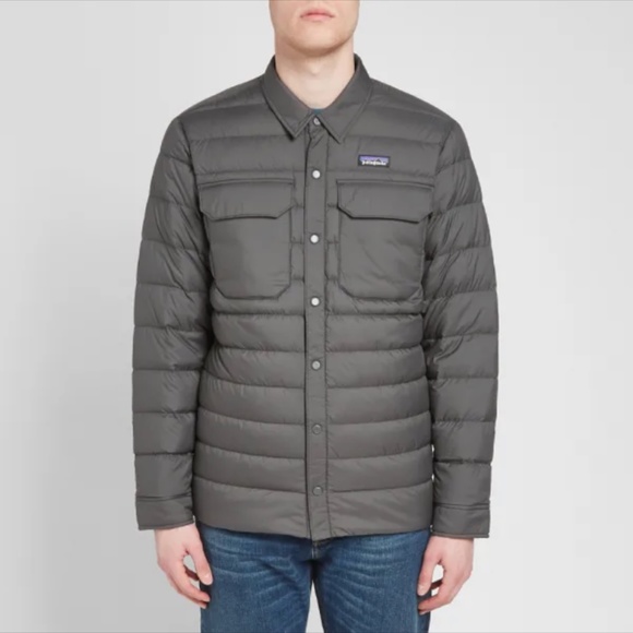 Patagonia Mens Silent Down Shirt Jacket 